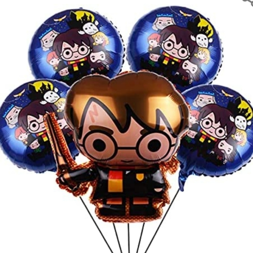 NIB Set of 27 Harry Potter foil and rubber balloons Birthday party